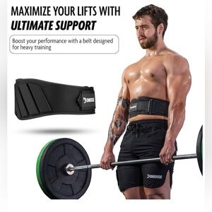Brand New-DMoose Fitness Neoprene Weight Lifting Belt